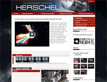 Tablet Screenshot of herschel.fr